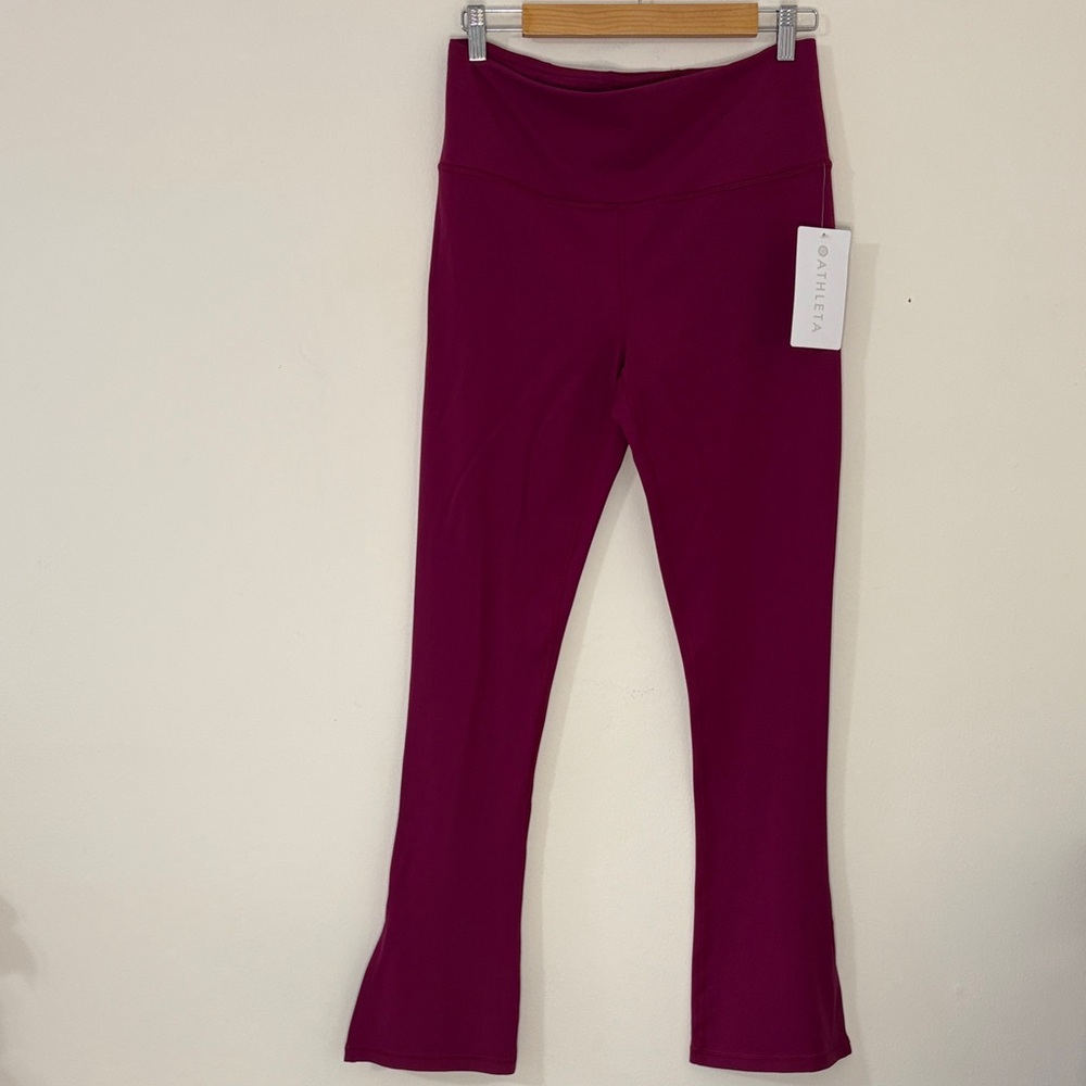 Athleta Women's Boot Cut Pants in Deep Pink